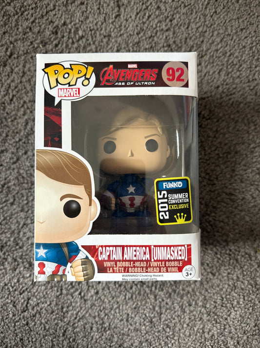 Pop - Captain America (unmasked sdcc 2015)