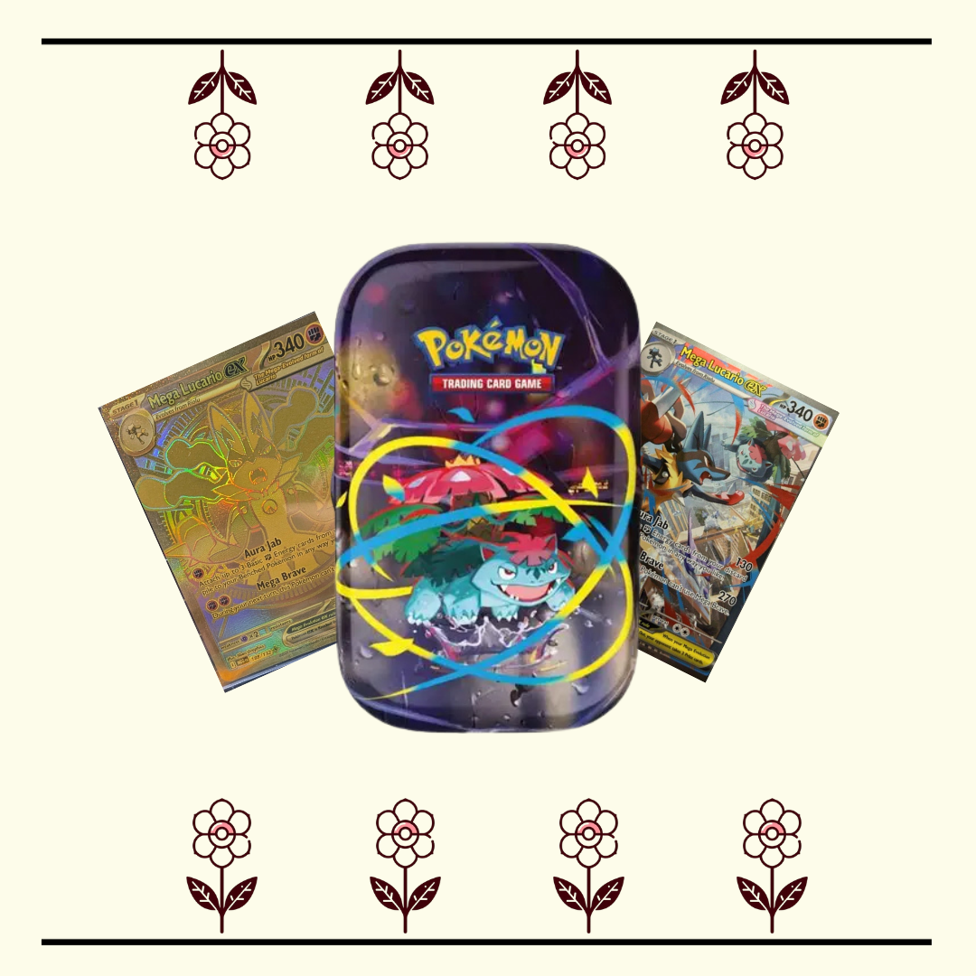 Mega Evolutions Tin (1 Mega Evo + 1 Destined R)
